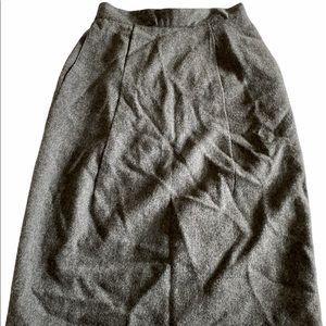 Wool Pencil Skirt